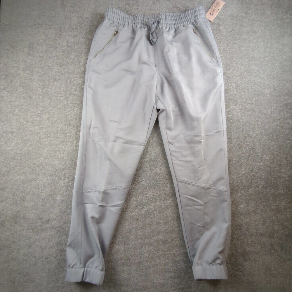 Nanette Lepore Pants Womens 10 Feather Gray Spring Fling Stretch Pockets NWT